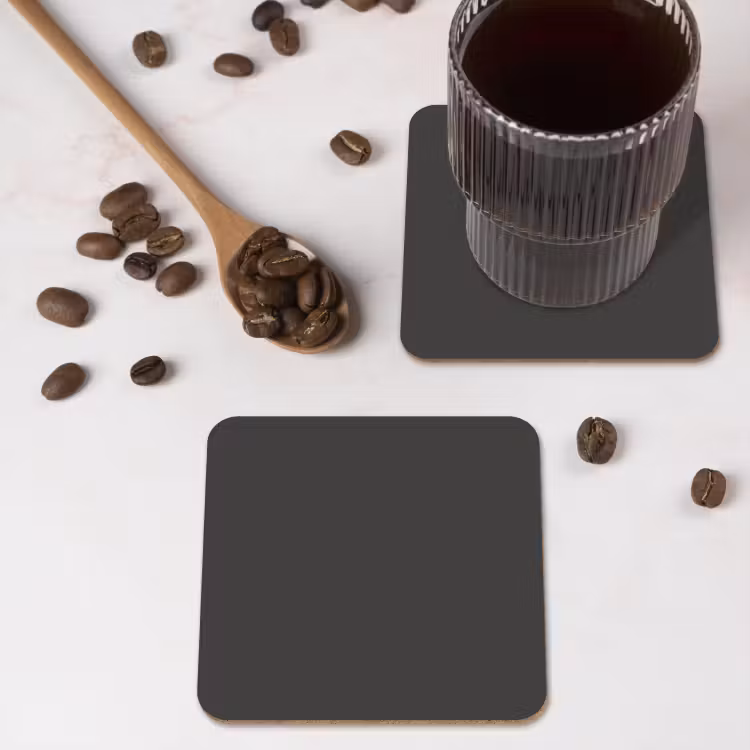 Charcoal - Grijs- Grey onderzetter kurk middel 366 -sfeer2