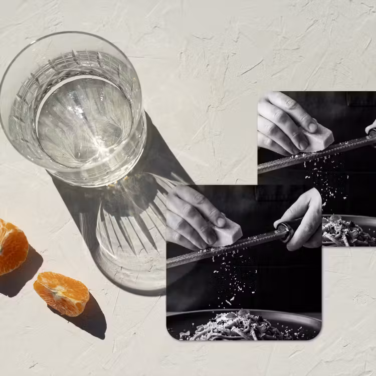 Kaas - Pasta - Rasp onderzetter kurk middel -sfeer4