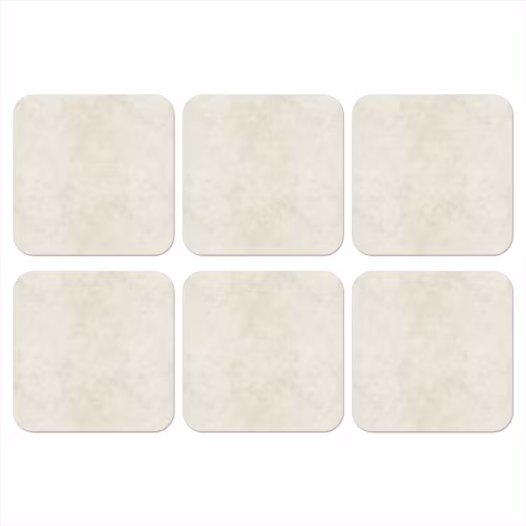 Crème - Egaal - Beton onderzetter kurk middel 366 -3d