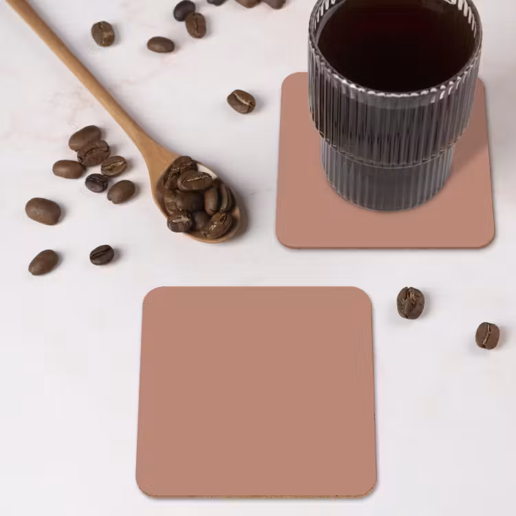 Earthy - Blusher - Roze onderzetter kurk middel 366 -sfeer2