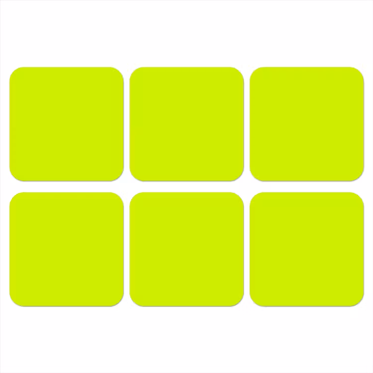 Electric - Lemon - Geel onderzetter kurk middel 366 -3d