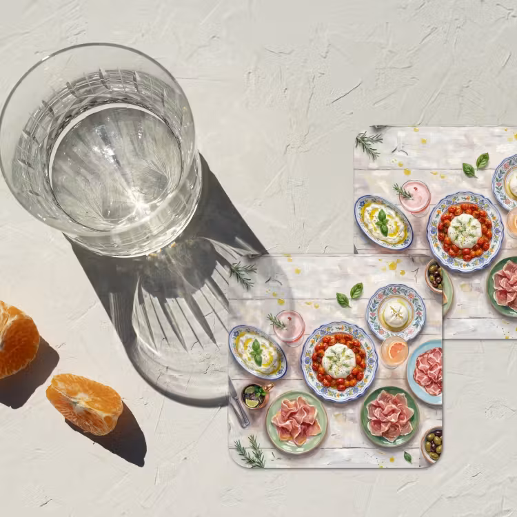 Eten - Tafel - Divers - Modern onderzetter kurk middel -sfeer4