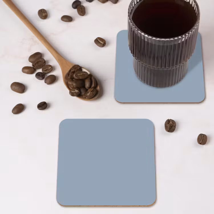 Mellow - Breeze - Blauw onderzetter kurk middel 366 -sfeer2