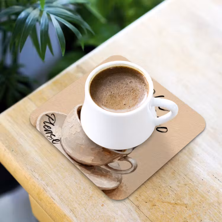 More espresso - Koffie - Eend onderzetter kurk middel -sfeer5