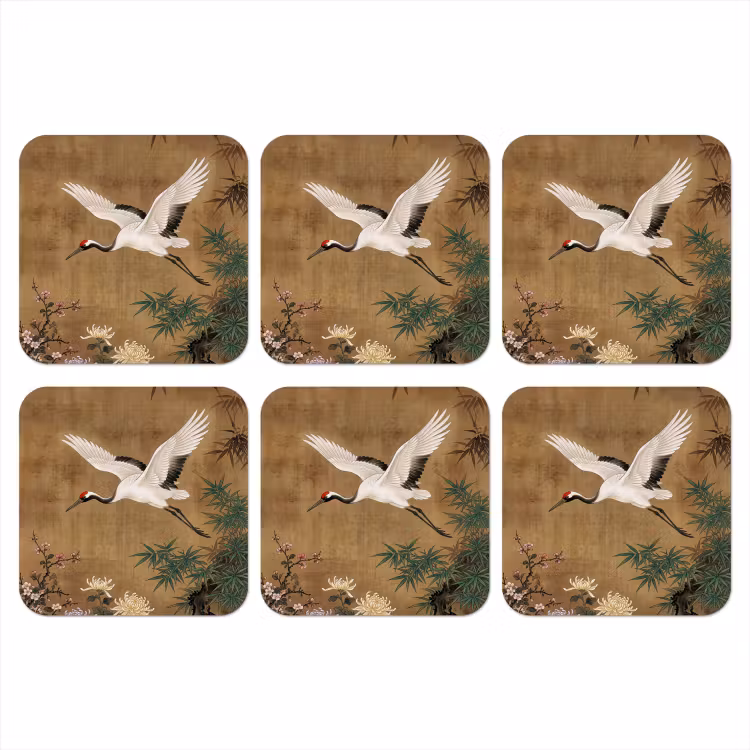 Oosters - Elegant - Kleurrijk onderzetter kurk middel -3d