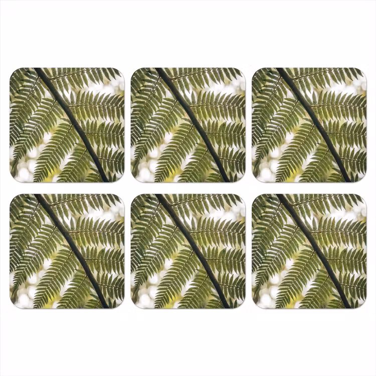 Plant - Blad - Natuur - Groen - Detail onderzetter kurk middel -3d
