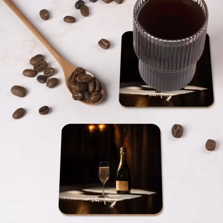 Prosecco - Bubbels - Sfeervol - Drank onderzetter kurk middel -sfeer2