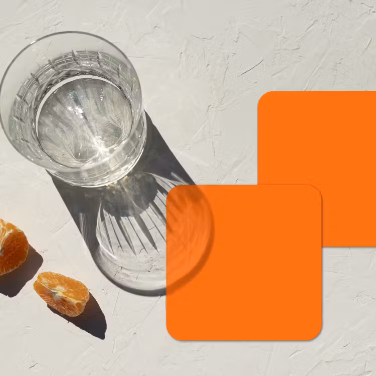 Spiced - Pumpkin - Oranje onderzetter kurk middel 366 -sfeer4