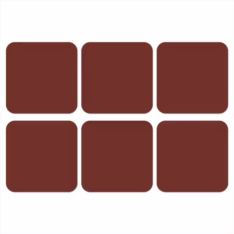 Valentine - Velvet - Rood onderzetter kurk middel 366 -3d