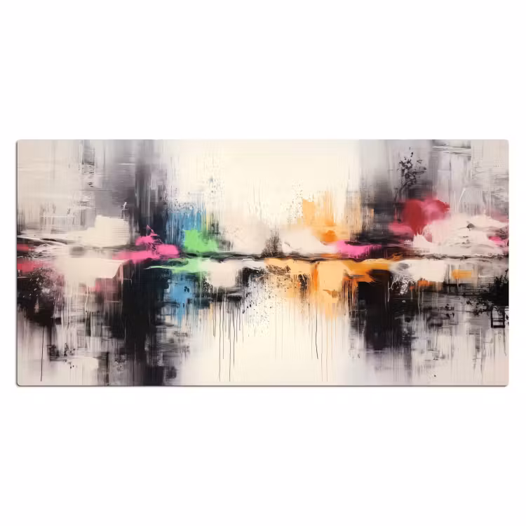 Abstract - Kleurexplosie - Landschap Muismat XXL klein -3d_leeg