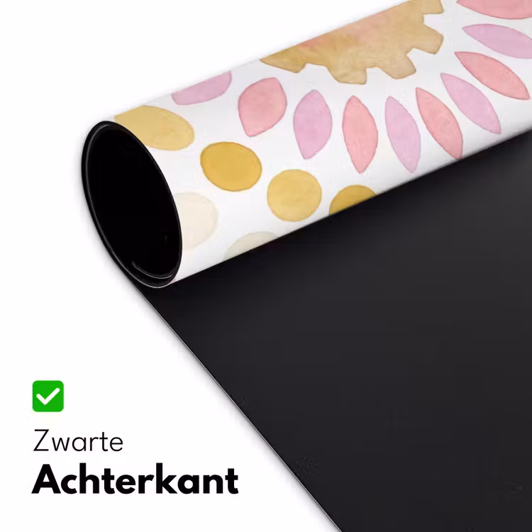 Abstract - Mandala - Kunst - Modern - Roze Muismat XXL klein -sfeer2