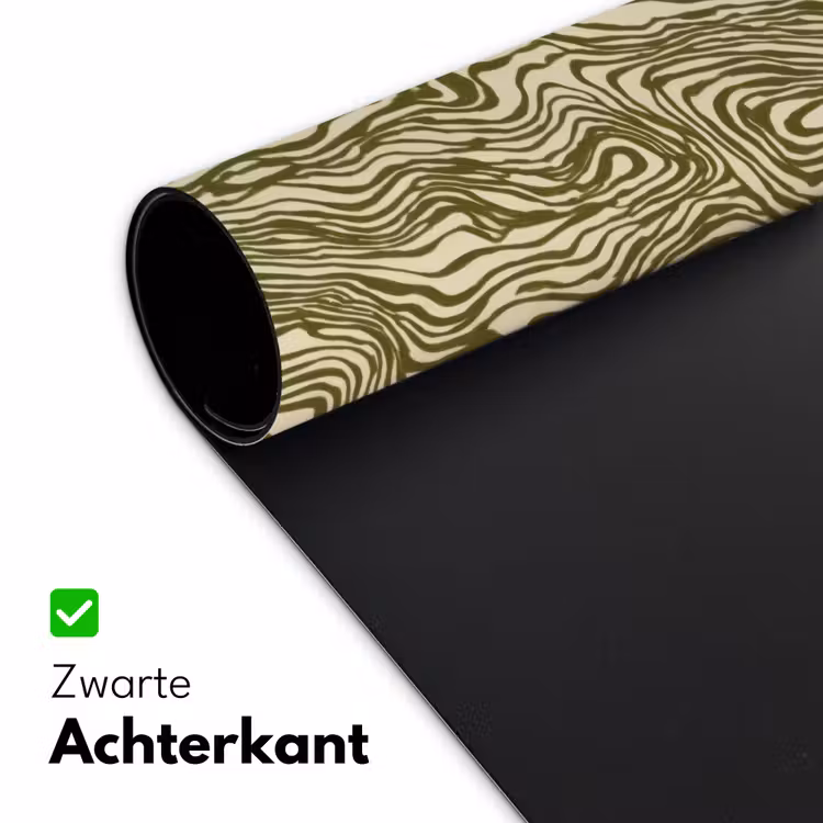 Abstract - Marmer - Groen Muismat XXL klein 681 -sfeer2