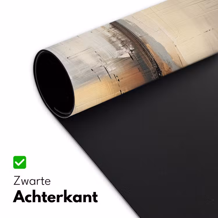 Abstract - Modern - Beige - Aesthetic - Goud Muismat XXL klein -sfeer2