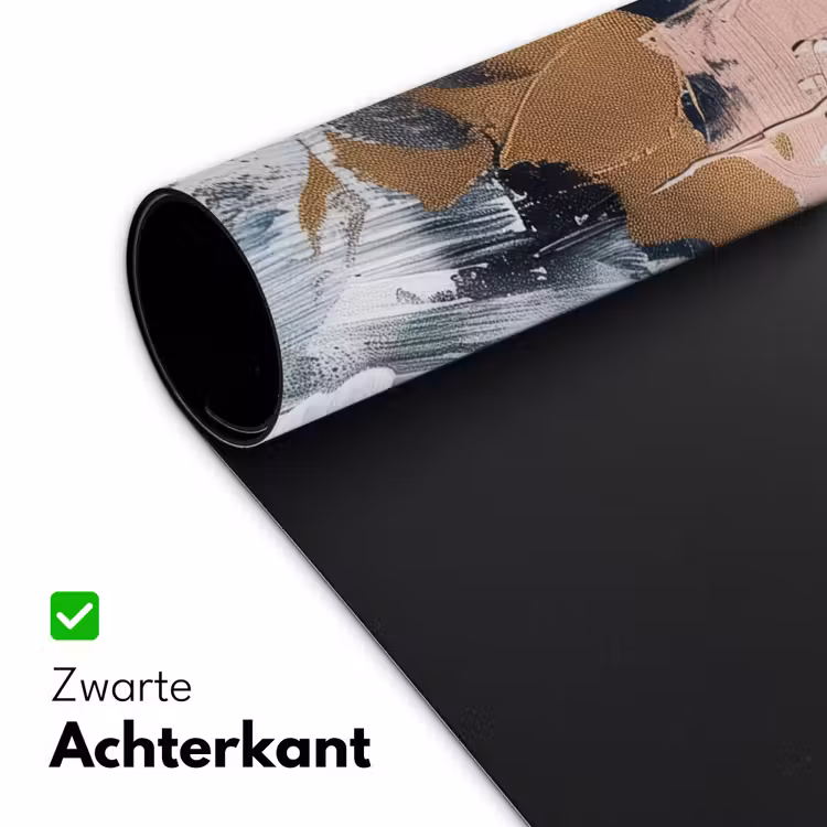 Abstract - Pastel kleuren - Goud - Modern - Aesthetic Muismat XXL klein -sfeer2