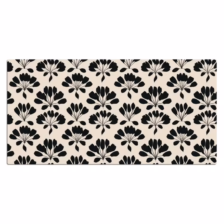 Abstract - Patroon - Zwart Muismat XXL klein 681 -3d_leeg