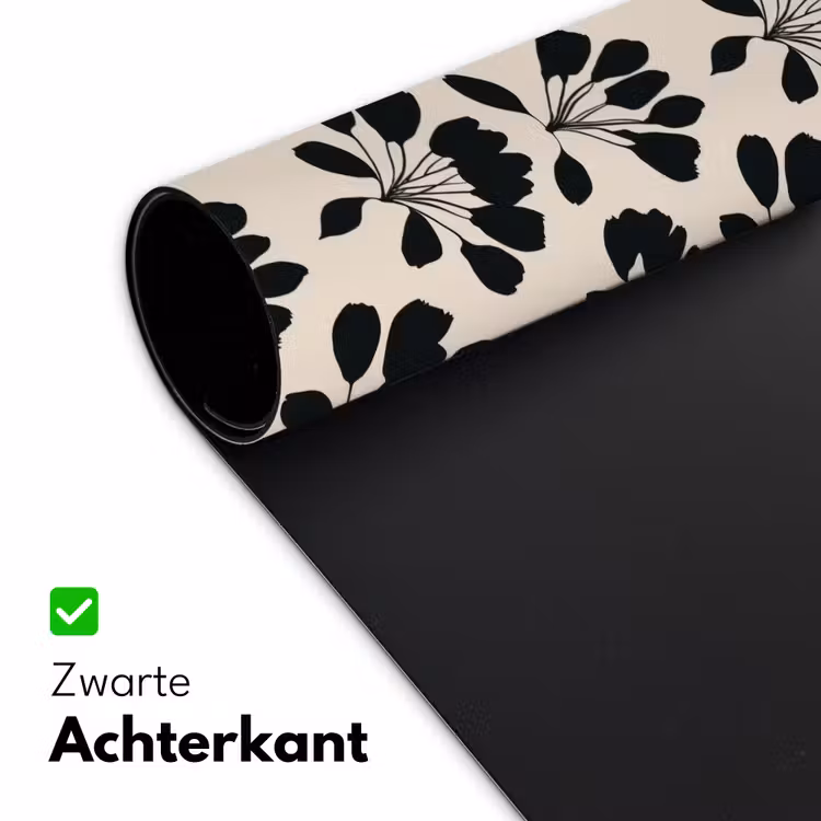 Abstract - Patroon - Zwart Muismat XXL klein 681 -sfeer2