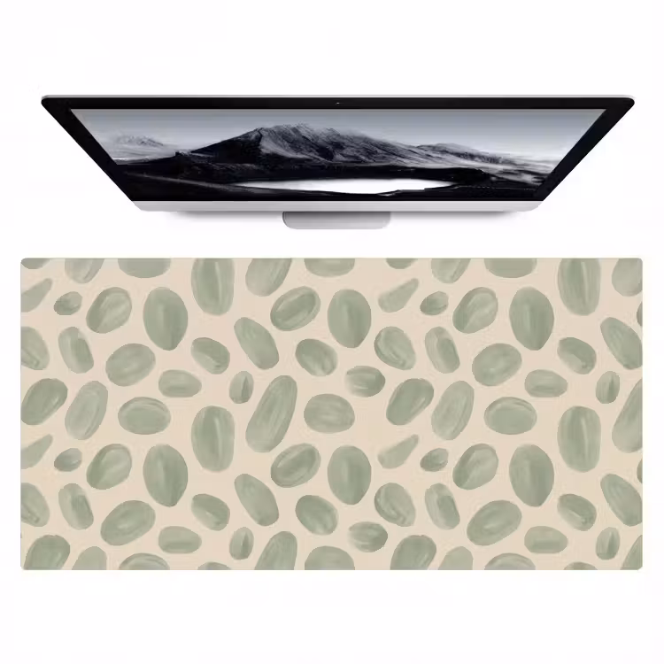 Abstract - Patroon - Organisch - Groen - Modern Muismat XXL klein -zzz3d