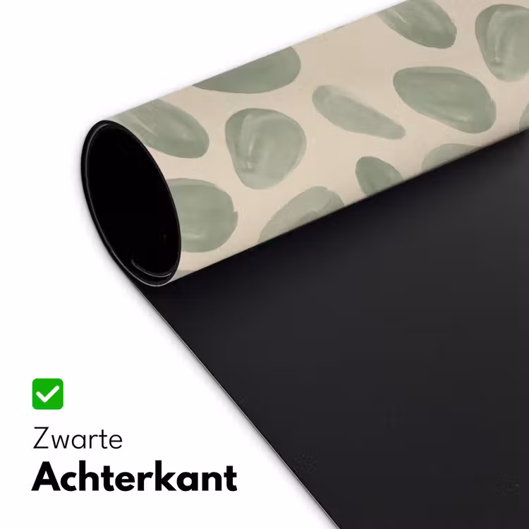 Abstract - Patroon - Organisch - Groen - Modern Muismat XXL klein -sfeer2