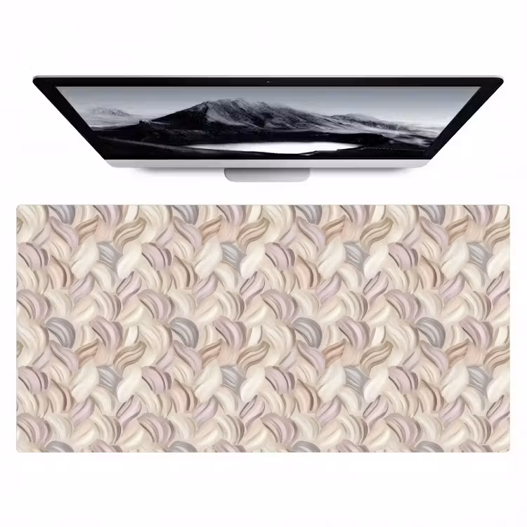 Abstract - Golvend - Pastel Muismat XXL klein 681 -zzz3d