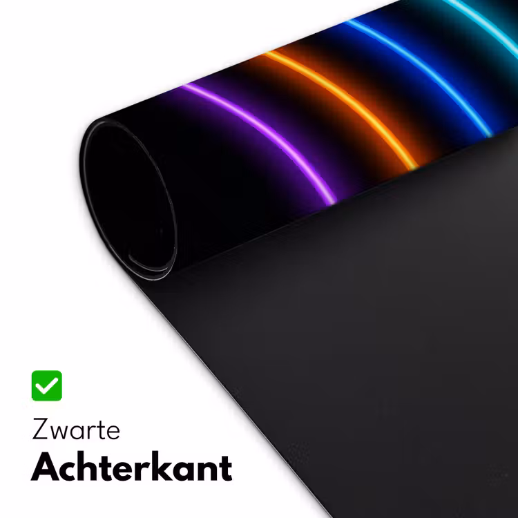 Esthetiek - Retro - Neon Muismat XXL klein -sfeer2