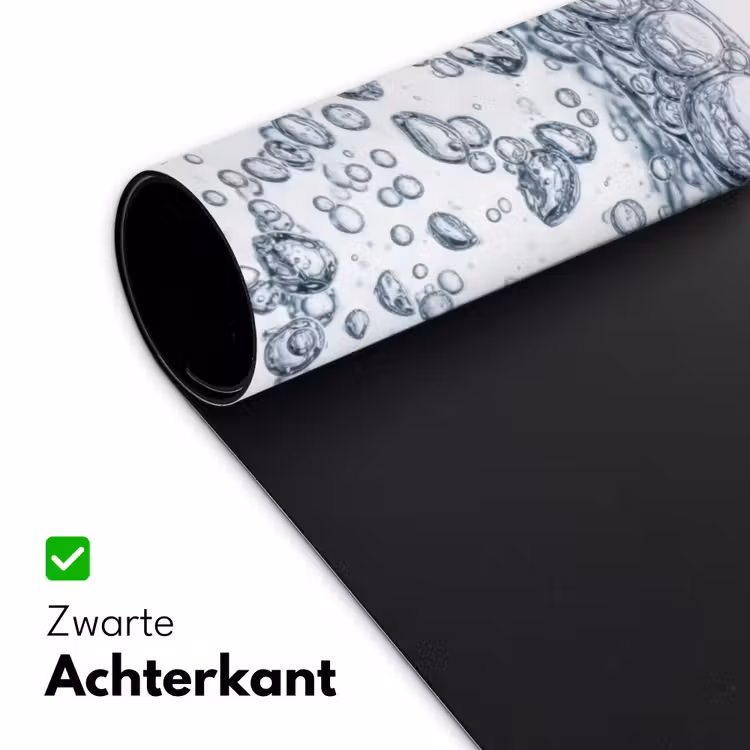 Luchtbellen - Water - Dynamisch Muismat XXL klein -sfeer2