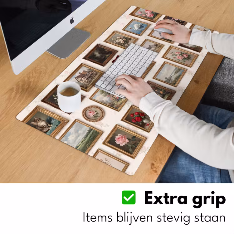 Dier - Kat - Portret - Klassiek Muismat XXL klein -sfeer3