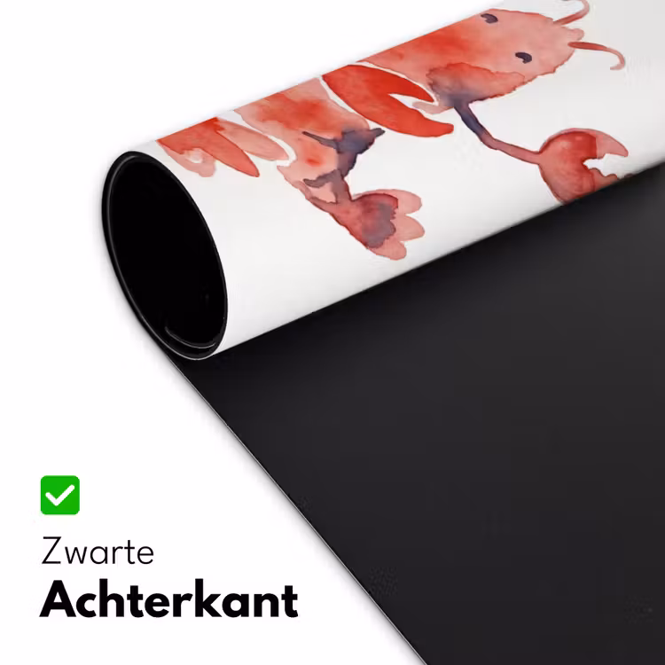 Dier - Dans - Liefde - Waterverf - Rood Muismat XXL klein -sfeer2