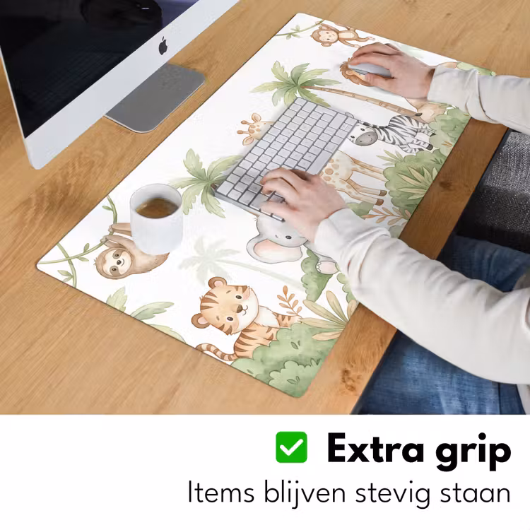 Dieren - Jungle - Pastel Muismat XXL klein -sfeer3
