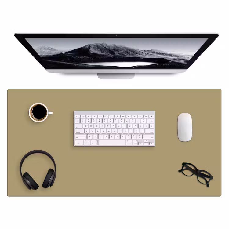 Antique - Moss - Groen Muismat XXL klein 681 -3d