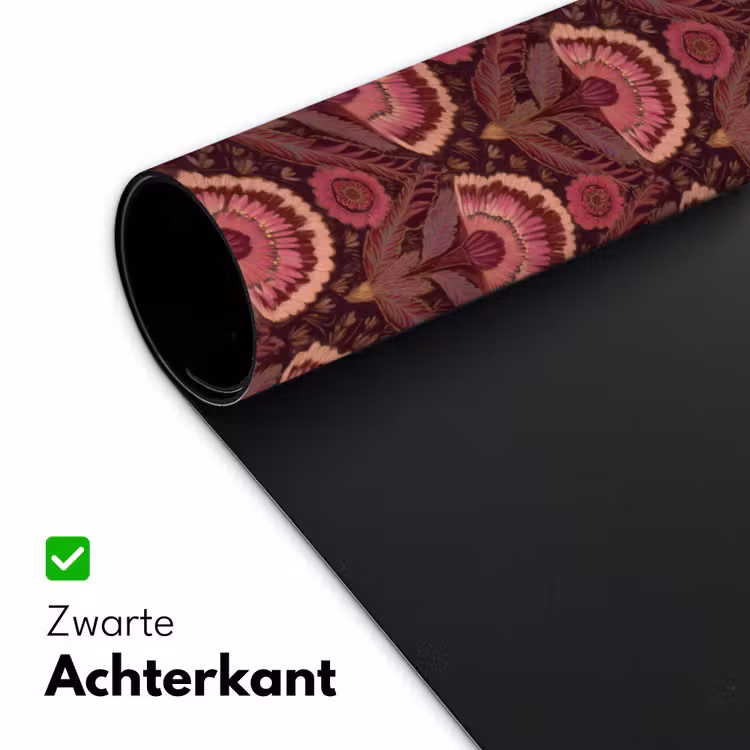 Antiek - Bloemen - Kleurrijk Muismat XXL klein 681 -sfeer2