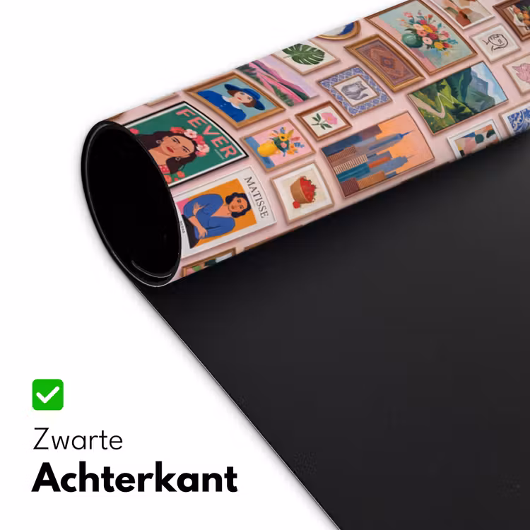 Kunst - Collectie - Decoratie - Modern - Kleurrijk Muismat XXL klein -sfeer2