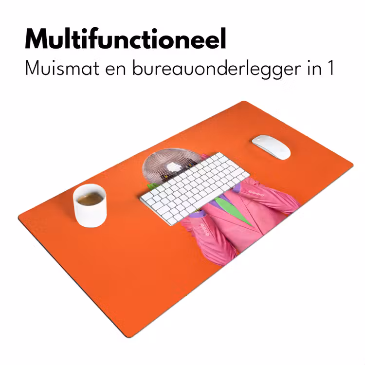 Kunst - Disco bal - Kleurrijk - Modern - Studio Muismat XXL klein -sfeer4