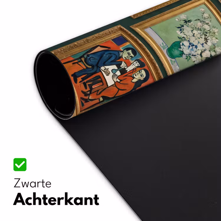 Kunst - Schilderijen - Collectie - Klassiek - Groen Muismat XXL klein -sfeer2