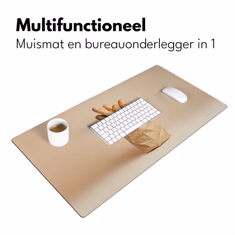 Baguette - Brood - Stokbrood - Beige Muismat XXL klein -sfeer4