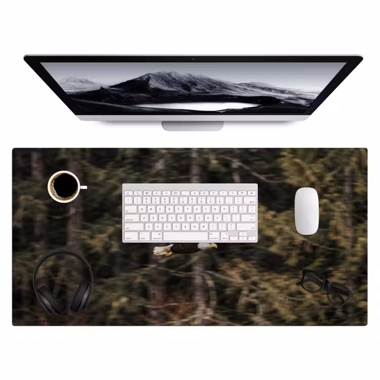 Zeearend - Vliegen - Bos - Natuur Muismat XXL klein -3d