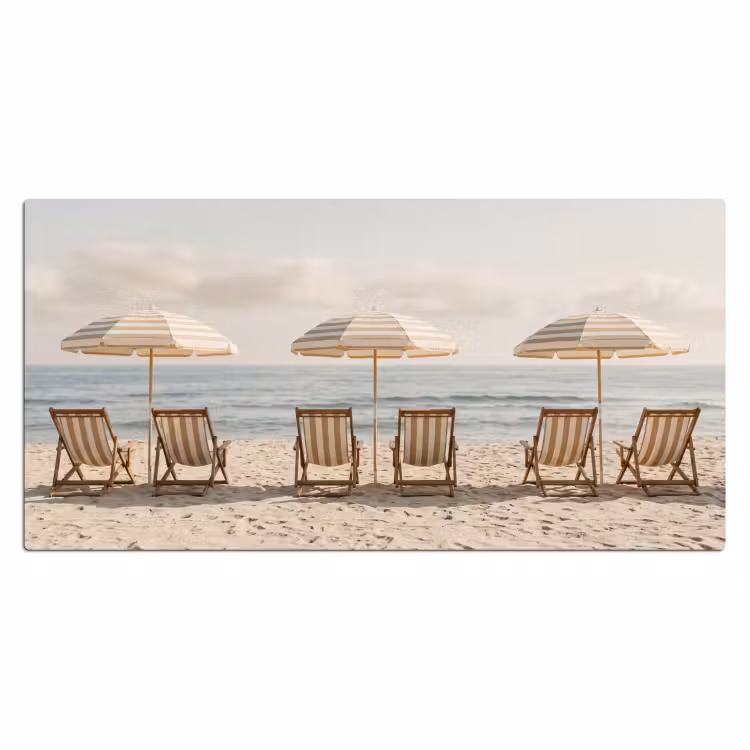Strand - Stoelen - Parasol Muismat XXL klein -3d_leeg