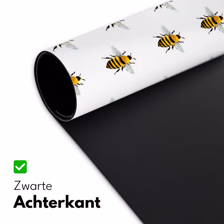 Bijen - Tijdloos - Wit Muismat XXL klein 681 -sfeer2
