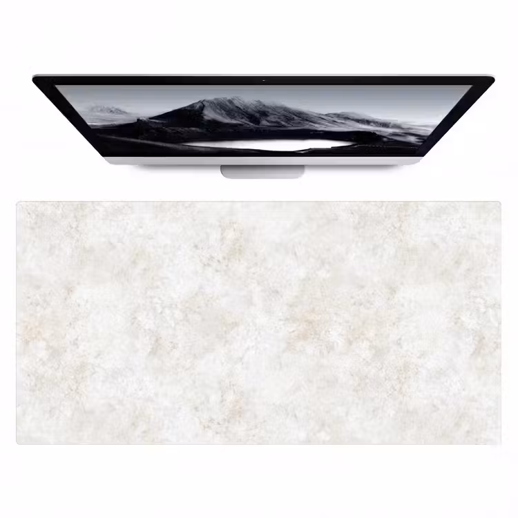 Beige - Marmer - Aders Muismat XXL klein 681 -zzz3d