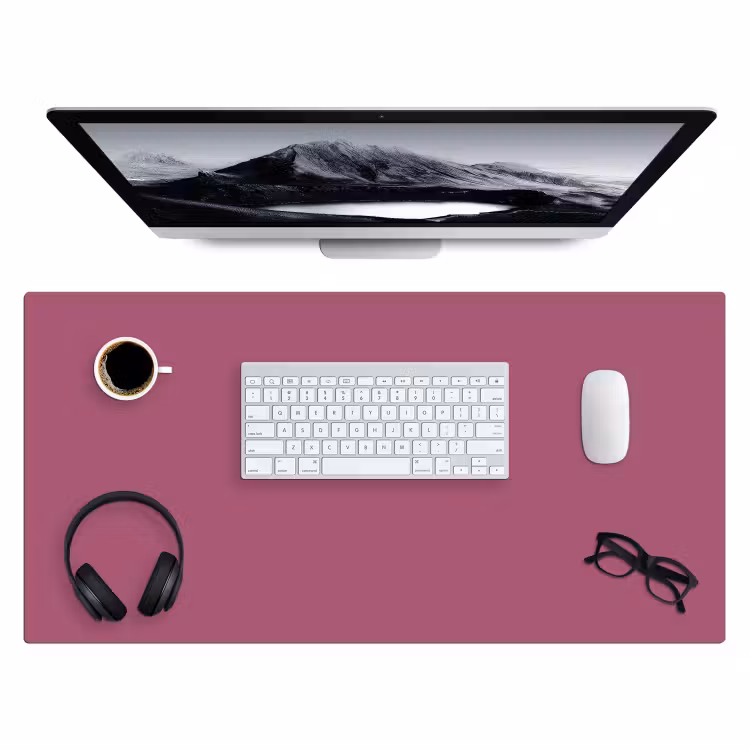 Berry - Roze -Pink Muismat XXL klein 681 -3d