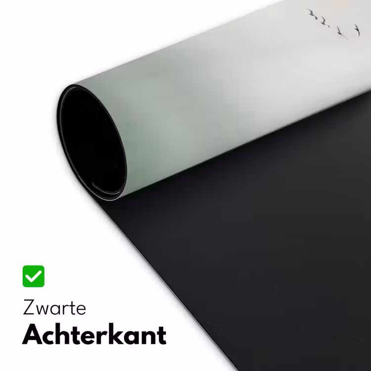 Vogel - Vlucht - Natuur - Minimalistisch Muismat XXL klein -sfeer2