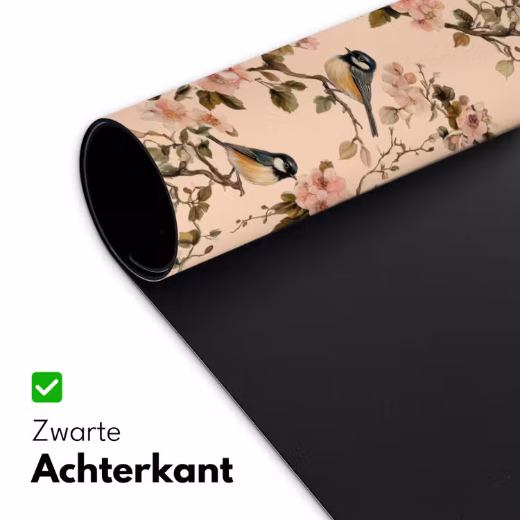 Bloesem - Koolmees - Roze Muismat XXL klein 681 -sfeer2