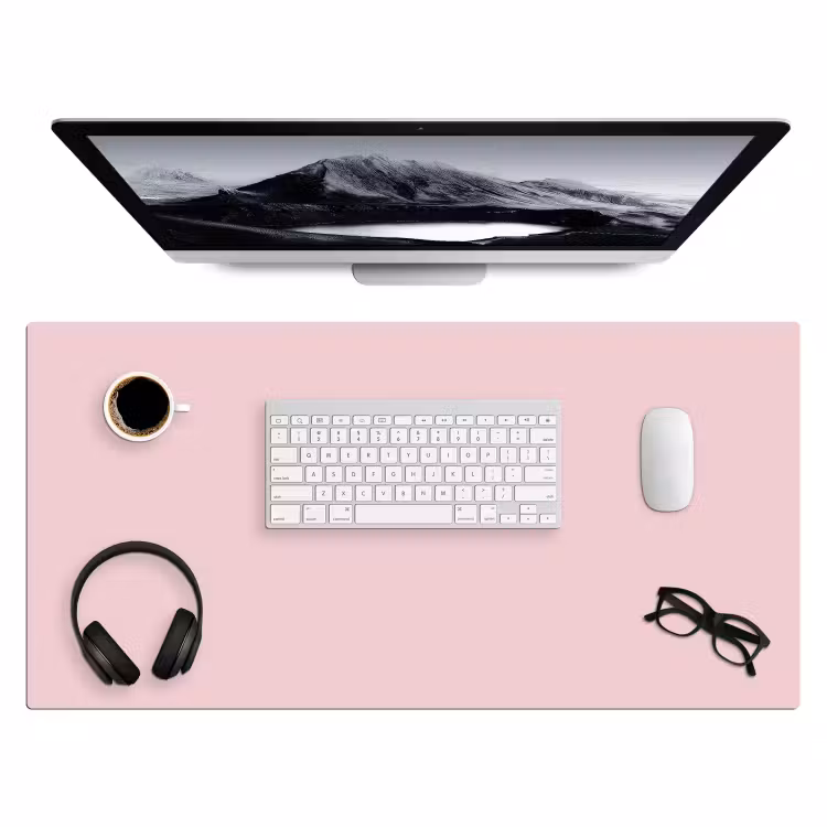 Blush - Pink - Roze Muismat XXL klein 681 -3d