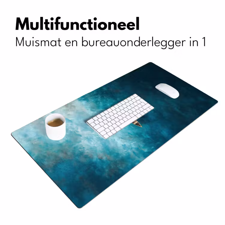 Bootje - Water - Blauw Muismat XXL klein -sfeer4