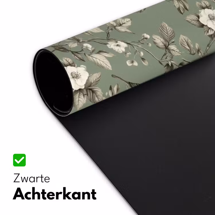 Botanisch - Vogels - Groen Muismat XXL klein 681 -sfeer2