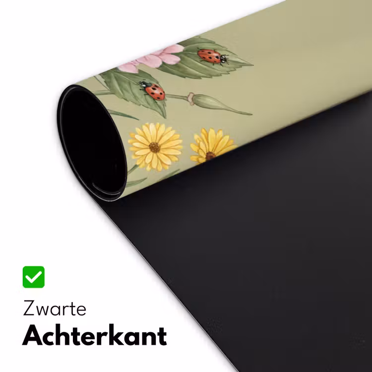 Botanisch - Bloemen - Kleurrijk Muismat XXL klein -sfeer2