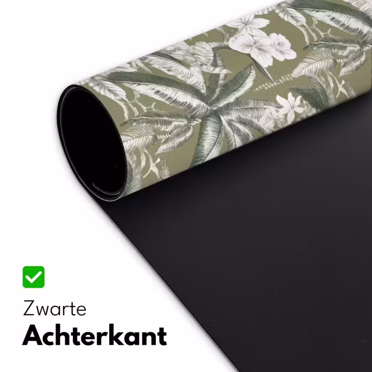 Botanisch - Bloemen - Groen Muismat XXL klein 681 -sfeer2