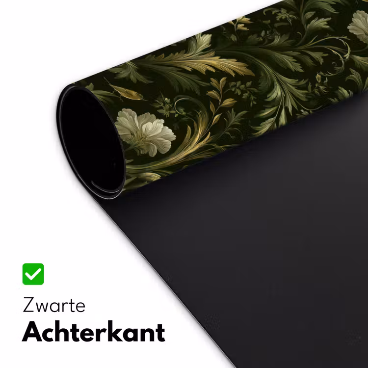 Botanisch - Naadloos - Bloemen Muismat XXL klein 681 -sfeer2