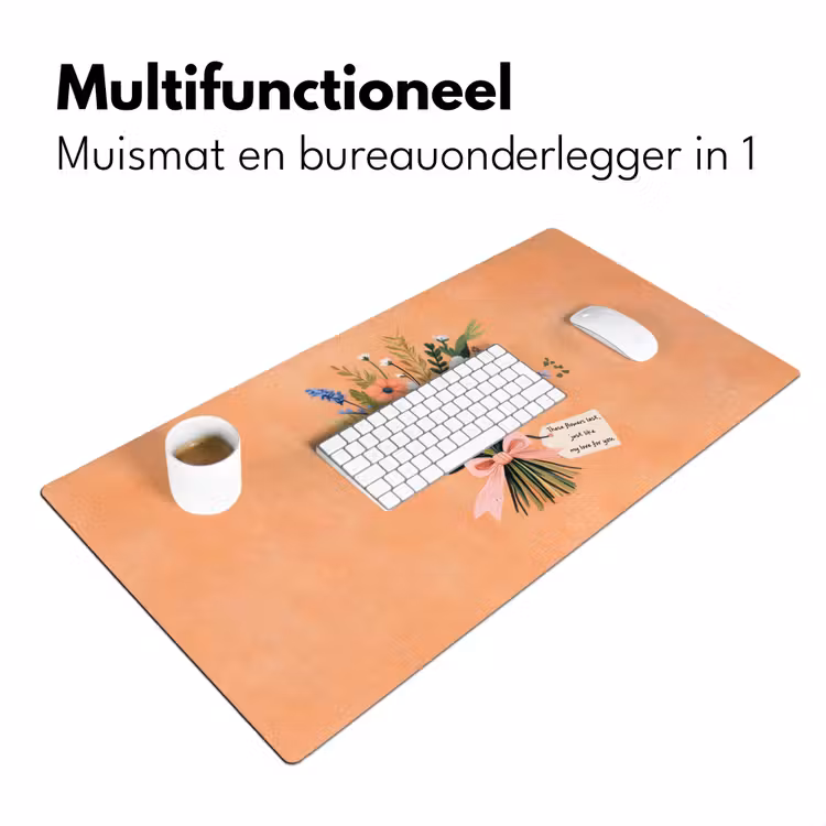 Boeket - Strikje - Quote Muismat XXL klein -sfeer4
