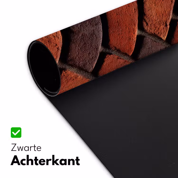 Bakstenen - Visgraat - Structuur - Roodbruin Muismat XXL klein 681 -sfeer2