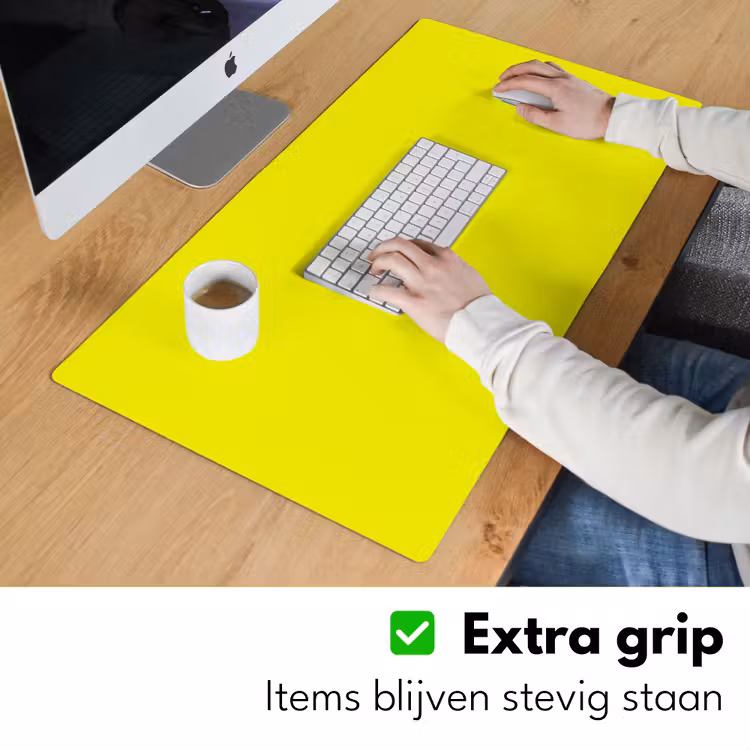 Bright - Canary - Geel Muismat XXL klein 681 -sfeer3